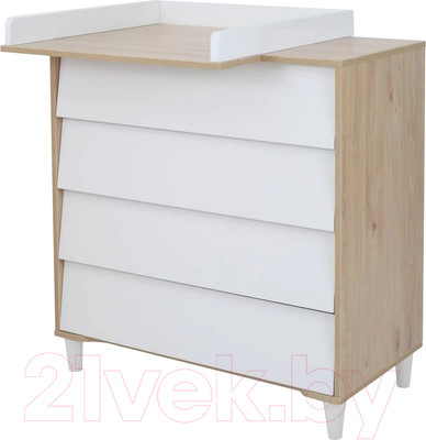 Комод пеленальный Rant Bergen / 105 (Cloud White)