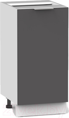 Шкаф-стол кухонный Интермебель Микс Топ ШСР 850-1-300 без столешницы (графит серый)