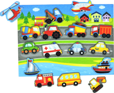 Кукольный театр Десятое королевство Из фетра на липучках Транспорт / 04197