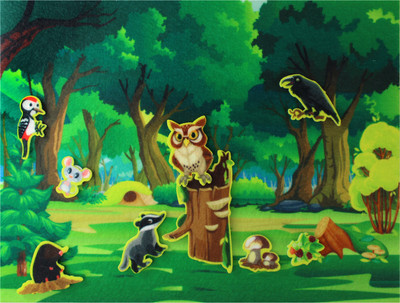 Кукольный театр Десятое королевство Из фетра на липучках Лес / 03957