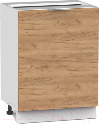 Шкаф-стол кухонный Интермебель Микс Топ ШСР 850-1-600 без столешницы (дуб крафт золотой)