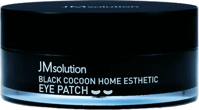 Патчи под глаза JMsolution Black Cocoon Гидрогелевые с протеинами шелка и углем (60шт)