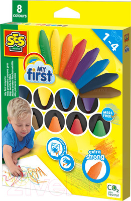 Восковые мелки SES Creative My First / 14488 (8шт)