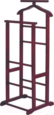 Стойка для одежды Мебелик В 9Н (махагон)