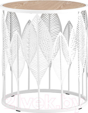Журнальный столик Stool Group Вальд / 22A954A (белый)