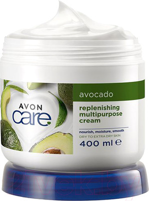 Крем для тела Avon Care Увлажняющий С маслом Авокадо New  (400мл)