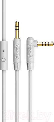 Кабель Borofone BL5 AUX Jack3.5 M (1м, серый)