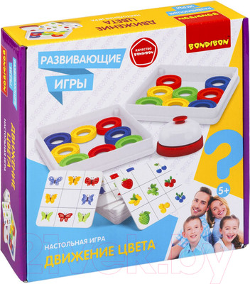 Развивающая игра Bondibon Движение цвета / ВВ5663