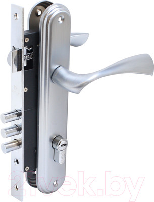 Замок врезной БУЛАТ Номос ЗВ4-3.03.07 (титан)