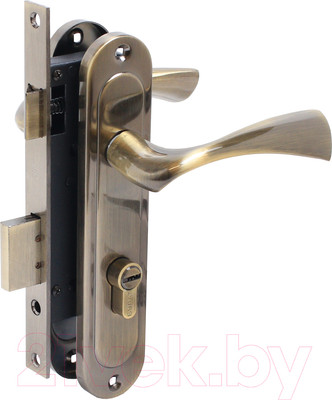 Замок врезной БУЛАТ Номос ЗВ4-1.70.03.01 (бронза)