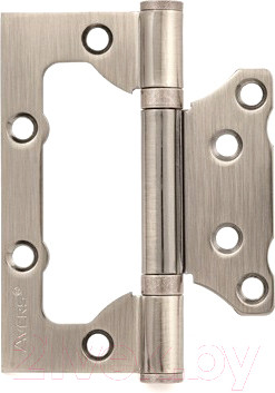 Петля дверная Avers Накладная 100x75x2.5-B2-CRM (матовый хром)