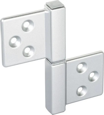 Петля дверная Morelli CH-S 85X82 SC (матовый хром)