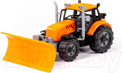 Трактор игрушечный Полесье С лопатой-отвалом / 91765 (оранжевый)