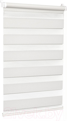 Рулонная штора Delfa Сантайм День-Ночь Масо МКД DN-41602 (48x160, белый)
