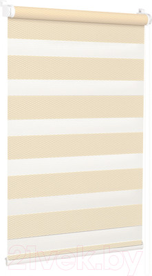 Рулонная штора Delfa Сантайм День-Ночь Масо МКД DN-41603 (68x160, бежевый)