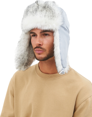 Шапка для охоты и рыбалки Huntsman Евро Волк Полярный с маской Taslan (р-р 56-58)