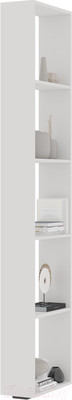 Стеллаж Стендмебель Хелен СТЛ 01 (белый/белый)