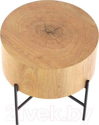 Журнальный столик Halmar Brooklyn S (дуб натуральный/черный)