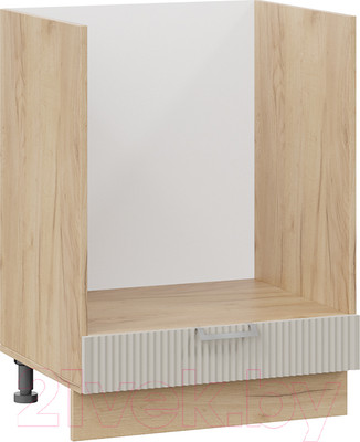 Шкаф под духовку ТриЯ Кимберли 1Н6Б (дуб крафт золотой/крем)