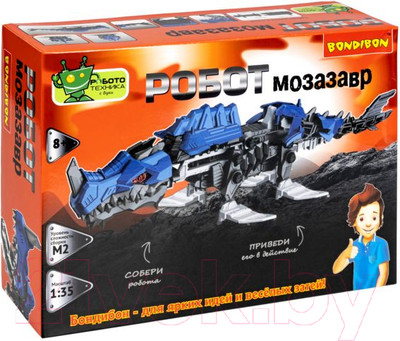 Конструктор электромеханический Bondibon Робототехника Мозозавр / ВВ5507