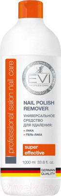 Жидкость для снятия гель-лака EVI Professional Профессиональная (1л)