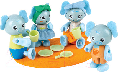 Набор фигурок игровых Hape Семья слонов / E3527_HP