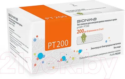 Тест-полоски для глюкометра Bionime Prolife PT200 (200шт)