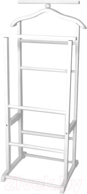 Стойка для одежды Мебелик В 9Н (белый)