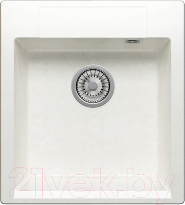 Мойка кухонная Polygran Argo-460 (белый хлопок)