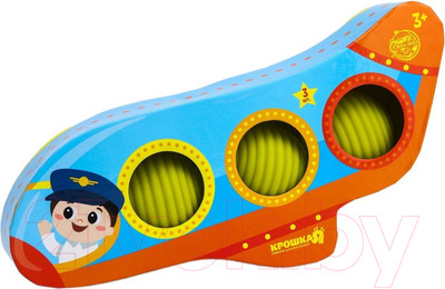 Развивающий игровой набор Крошка Я Развивающих массажных мячиков Самолет / 4916718