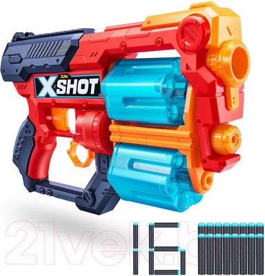 Бластер игрушечный Zuru X-Shot Ексель – Иксес ТК-12 / 36436