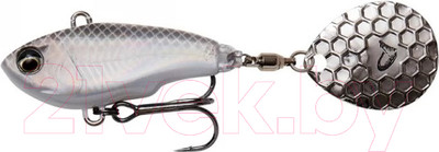 Тейл-спиннер Savage Gear Fat Tail Spin Sinking White Silver / 71768