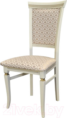 Стул Мебелик Бонита (слоновая кость/золото/яра даймонд)