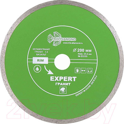 Отрезной диск алмазный Trio Diamond EG355