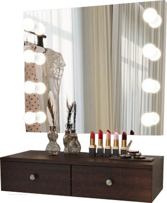 Туалетный столик с зеркалом Мир Мебели SV-31RW с подсветкой