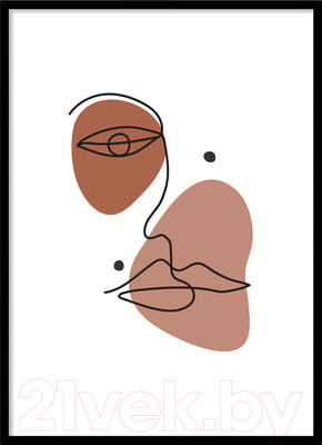 Картина Orlix Абстрактное лицо / OB-14279