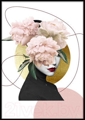 Картина Orlix Девушка с пионами / OB-14241