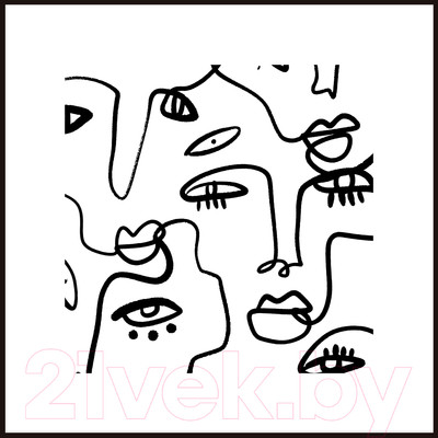 Картина Orlix Шарж на лица / OB-14289