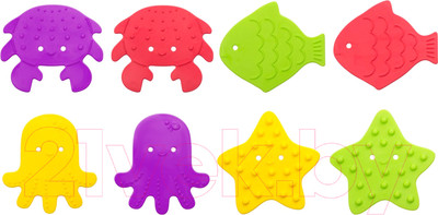 Набор ковриков для купания ROXY-KIDS RBM-010-8 (8шт)