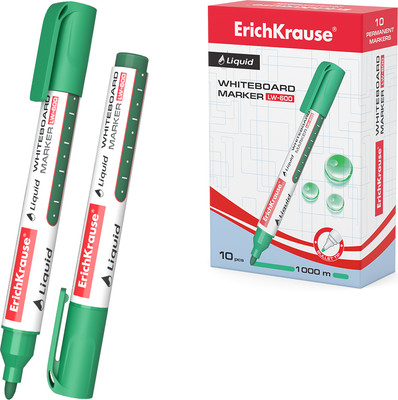 Маркер для доски Erich Krause Liquid LW-600 / 56096 (зеленый)