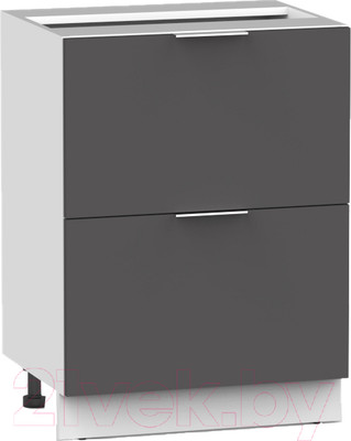 Шкаф-стол кухонный Интермебель Микс Топ ШСР 850-11-600 без столешницы (графит серый)