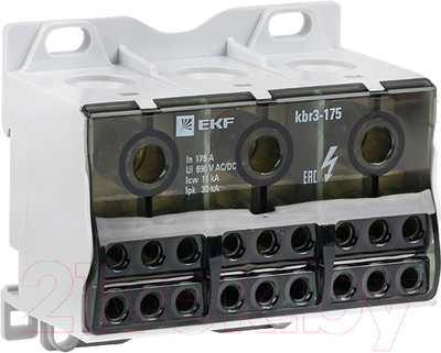 Распределительный блок на DIN-рейку EKF Kbr3-175