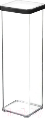 Емкость для хранения Rotho Loft Premium / 1160608080 (прозрачный/черный)