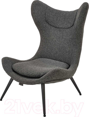 Кресло мягкое Halmar Atlantis (антрацит/черный)
