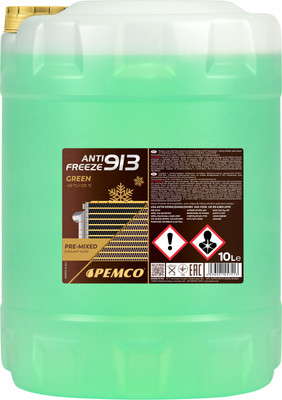 Антифриз Pemco 913 -40C / PM0913-10 (10л, зеленый)