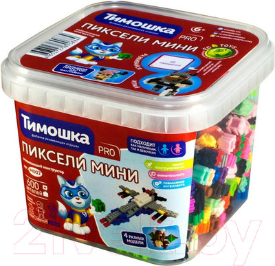 Конструктор Тимошка Пиксели мини / М002 (600эл)