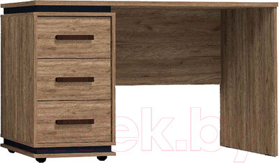 Письменный стол Глазов Nature 84 (дуб табачный Craft/черный)