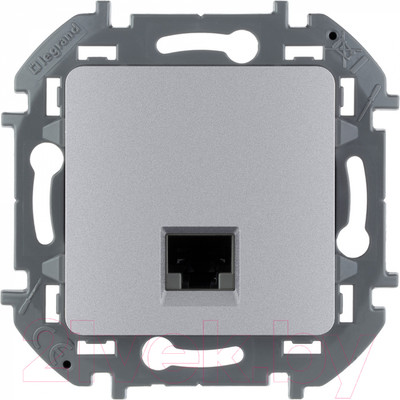 Розетка Legrand Inspiria 673827 (алюминий)