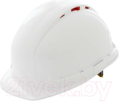 Защитная строительная каска РОСОМЗ RFI-3 Biot Rapid / 72717 (белый)