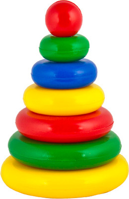 Развивающая игрушка Десятое королевство Выдувка. Пирамидка Малышок-6Ш / 01602